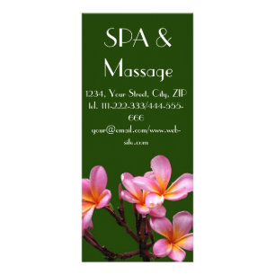 Tarjeta Publicitaria Flor tropical