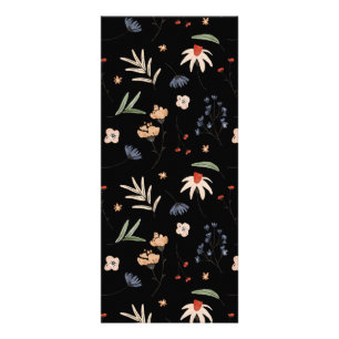 Tarjeta Publicitaria Flores acuáticas simples 1