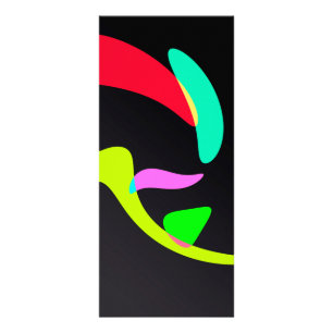 Tarjeta Publicitaria Formas curvas