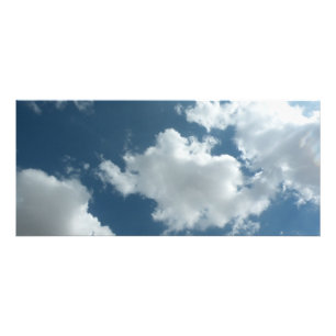 Tarjeta Publicitaria Fotografía abstracta de cielo nublado