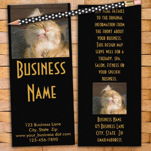 Tarjeta Publicitaria Fotografía de Maine Coon Cat