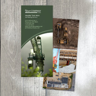Tarjeta Publicitaria Fotos de Olive Green y Tiled