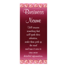 Tarjeta Publicitaria Frontera del corazón destrozada