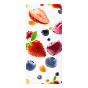 Tarjeta Publicitaria Frutas Mezcladas