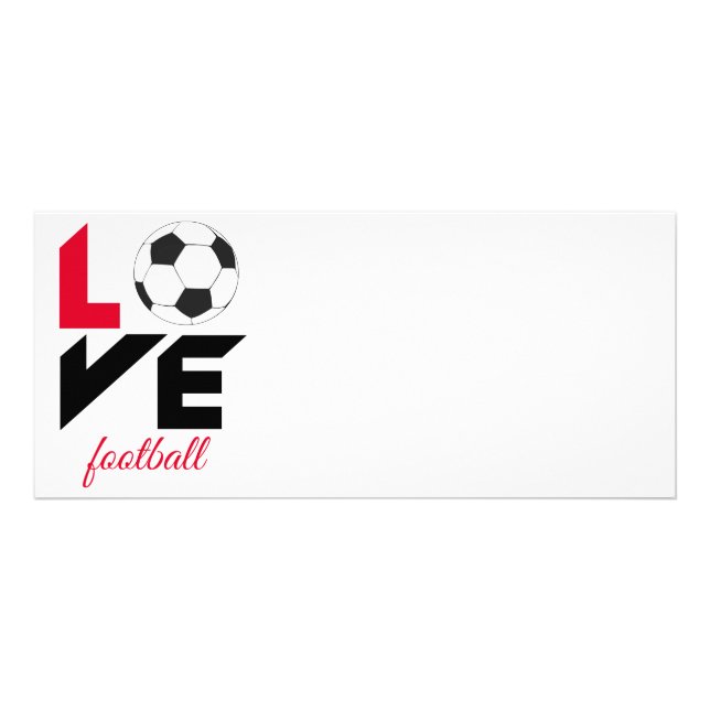 Tarjeta Publicitaria Fútbol de amor (Frente)