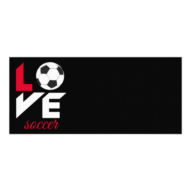 Tarjeta Publicitaria Fútbol de amor (Frente)