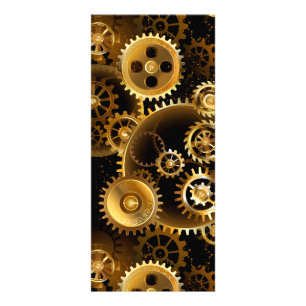 Tarjeta Publicitaria Gases de bronce de vapor sin soldadura