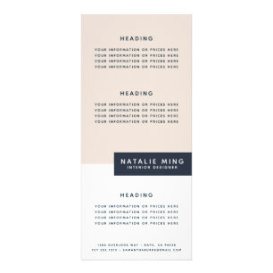 Tarjeta Publicitaria Geométrico moderno