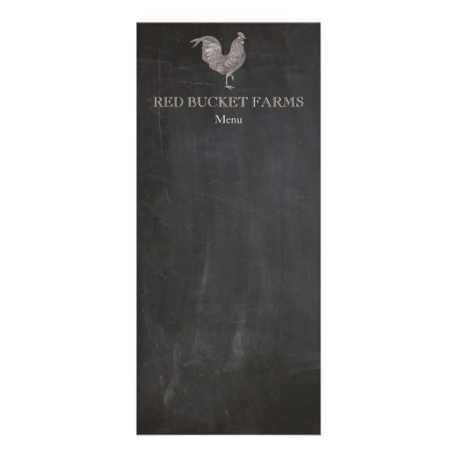 Tarjeta Publicitaria Granja de gallos de época (Frente)