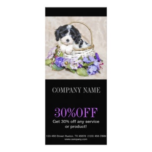 Tarjeta Publicitaria Groomer lindo del mascota del canguro del mascota