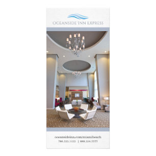 Tarjeta Publicitaria Hotel elegante