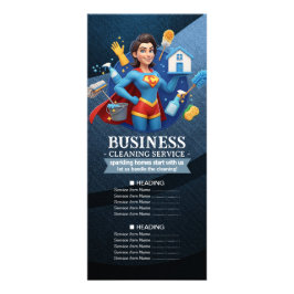 Tarjeta Publicitaria House Cleaning Maid Service Housekeeping Price