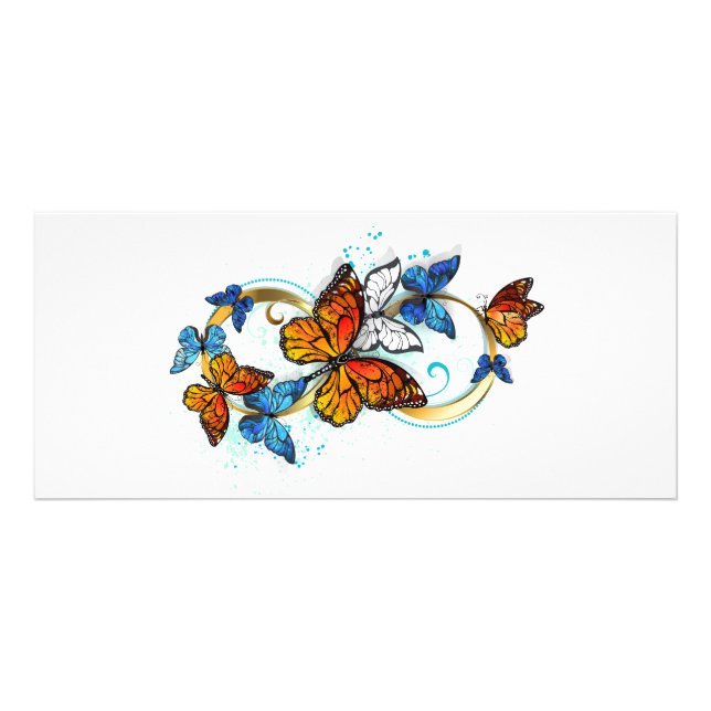 Tarjeta Publicitaria Infinidad de Mariposas Monarca (Frente)