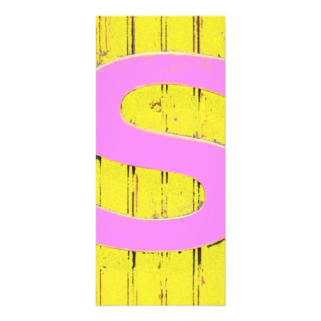 Tarjeta Publicitaria Letra s (Frente)