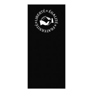 Tarjeta Publicitaria Libertad, igualdad, fraternidad