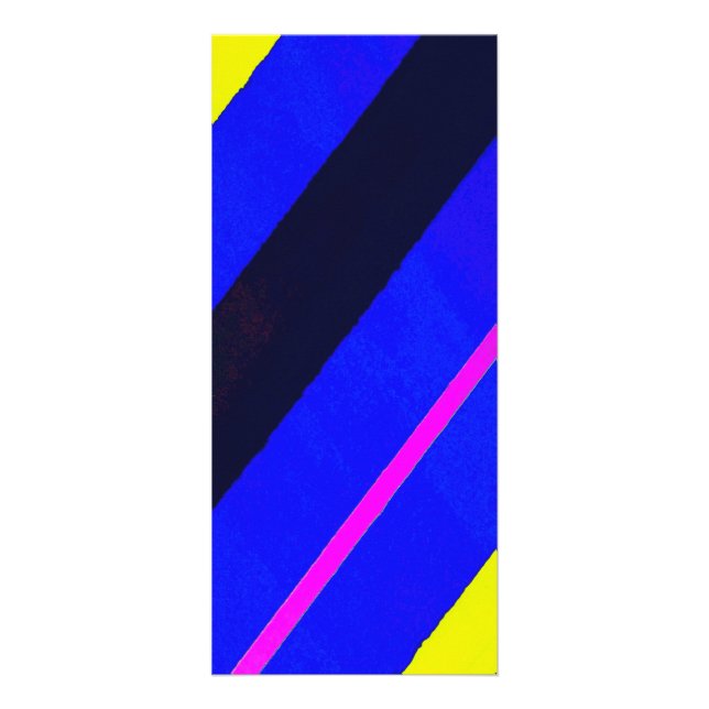 Tarjeta Publicitaria Líneas de color (Frente)