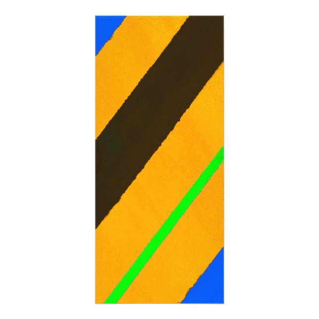Tarjeta Publicitaria líneas de naranja (Frente)