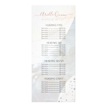 Lista de precios de artistas de maquillaje abstrac