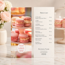 Lista de precios de logotipo personalizado de pana