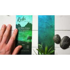 Tarjeta Publicitaria Lista de precios del instructor de mediación de yo