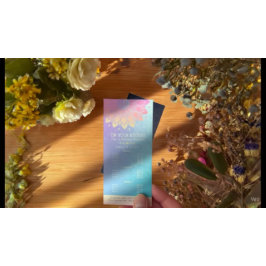 Tarjeta Publicitaria Lista de precios del instructor de mediación de YO