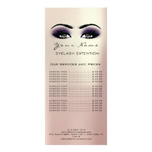 Lista de precios Lashes Extensión de maquillaje Ar