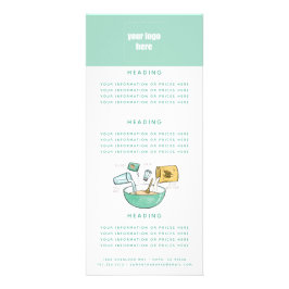 Tarjeta Publicitaria Logo de Bakery Business