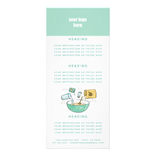 Tarjeta Publicitaria Logo de Bakery Business