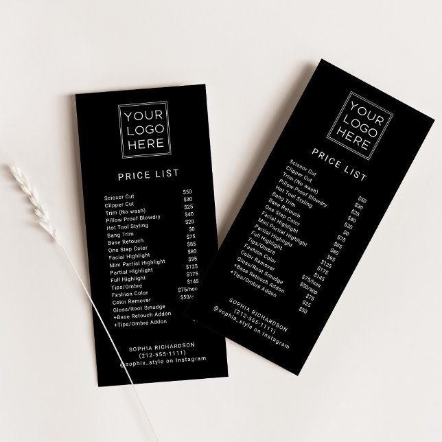 Tarjeta Publicitaria Logotipo de Personalizado profesional | Servicios  (Subido por el creador)