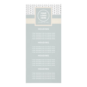 Tarjeta Publicitaria Logotipo profesional moderno del patrón de punto