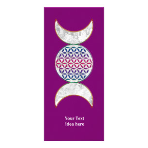Tarjeta Publicitaria Luna Triple Mágica - Flor De Espíritu 2