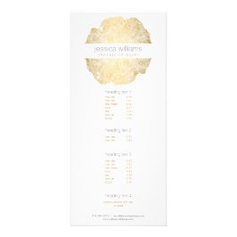 Tarjeta Publicitaria Luxe Wood Effect Art