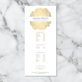 Tarjeta Publicitaria Luxe Wood Effect Art