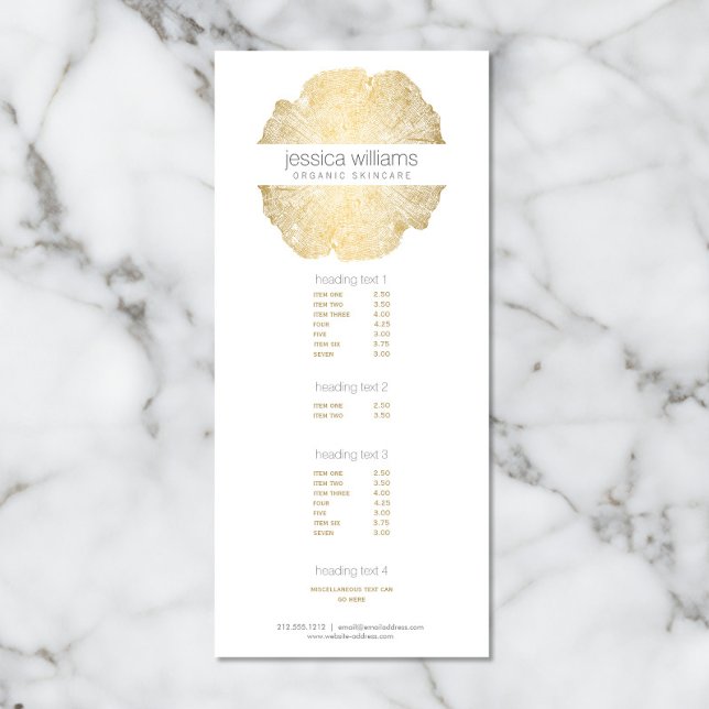 Tarjeta Publicitaria Luxe Wood Effect Art (Subido por el creador)