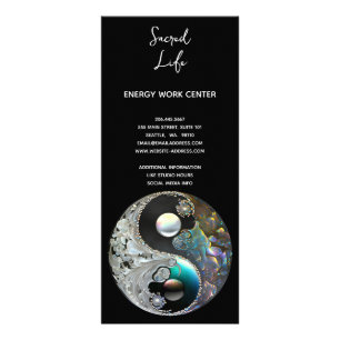 Tarjeta Publicitaria Luz y Sombra   Yin Yang