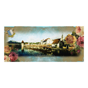 Tarjeta Publicitaria LUZERN - Rackcard / Postcard