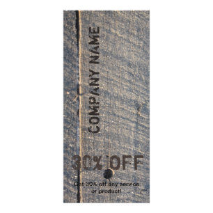 Tarjeta Publicitaria Madera gruesa Renovación Carpintería Construcción