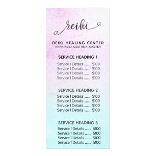 Tarjeta Publicitaria *~* Magenta Purpurina negro de tinta turquesa REIK