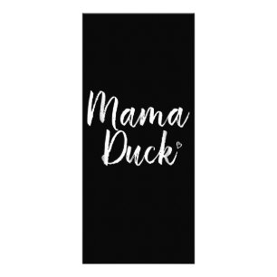 Tarjeta Publicitaria Mama Duck, Cute Duck, Mors Day, Regalos Mamá