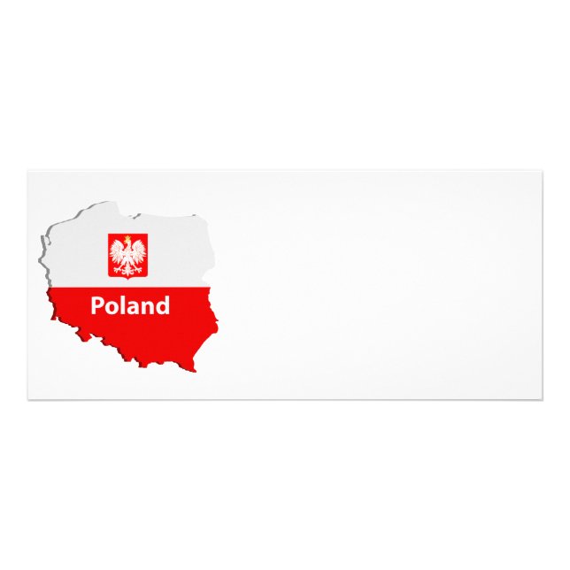 Tarjeta Publicitaria Mapa de Polonia (Frente)