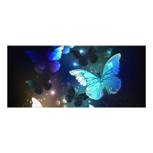 Tarjeta Publicitaria Mariposa nocturna fluida