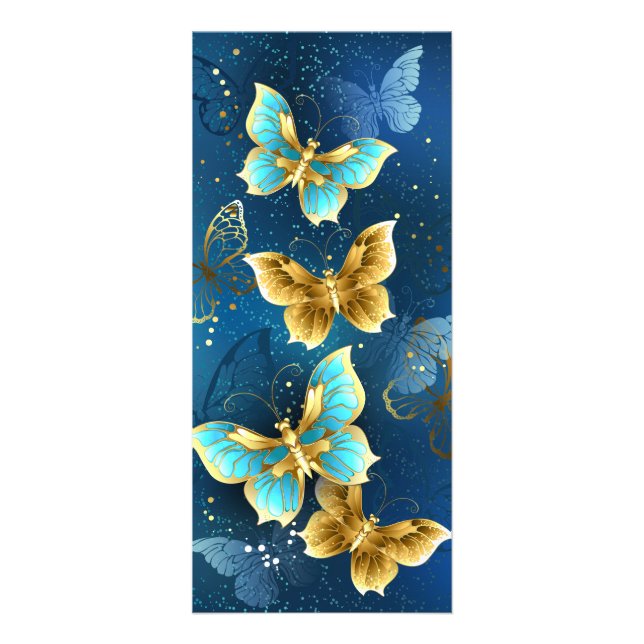 Tarjeta Publicitaria Mariposas doradas (Frente)