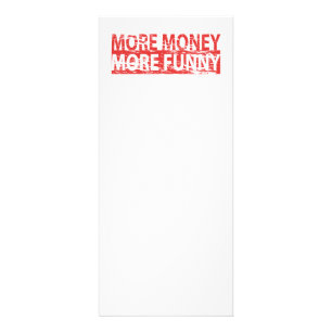 Tarjeta Publicitaria Más dinero - más divertido