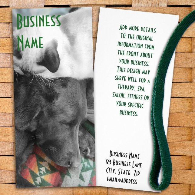 Tarjeta Publicitaria Mascota Amistad Foto Personalizado de Negocios de  (Subido por el creador)