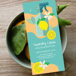 Tarjeta Publicitaria Mercadeo limpio y en cola