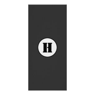 Tarjeta Publicitaria Moda DE ESTILO MÍNIMO MODERNO MONOGRAM ELEGANTE SI