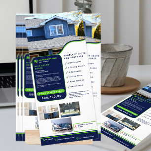 Tarjeta Publicitaria Moderna propiedad inmobiliaria profesional y venta