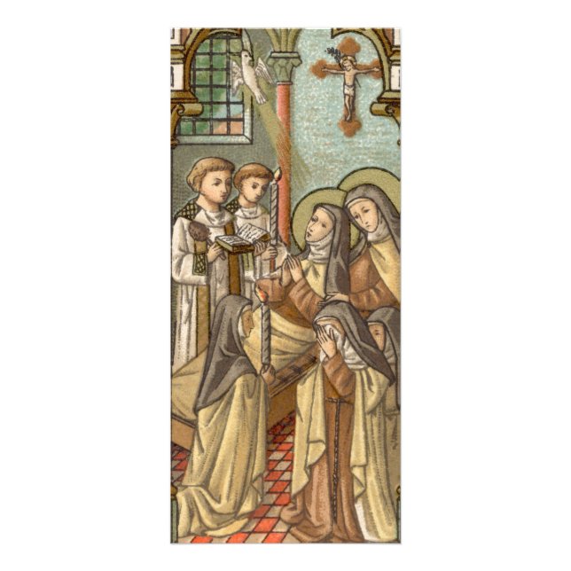 Tarjeta Publicitaria Muerte de Santa Teresa de Ávila (SAU 28) (Frente)