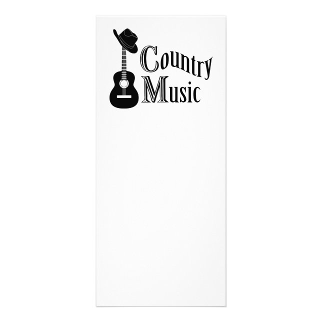 Tarjeta Publicitaria Música country (Frente)