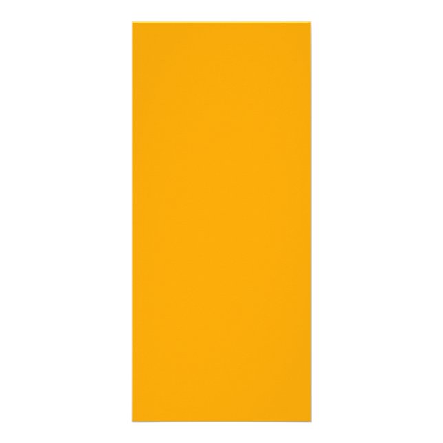 Tarjeta Publicitaria naranja de color (Frente)
